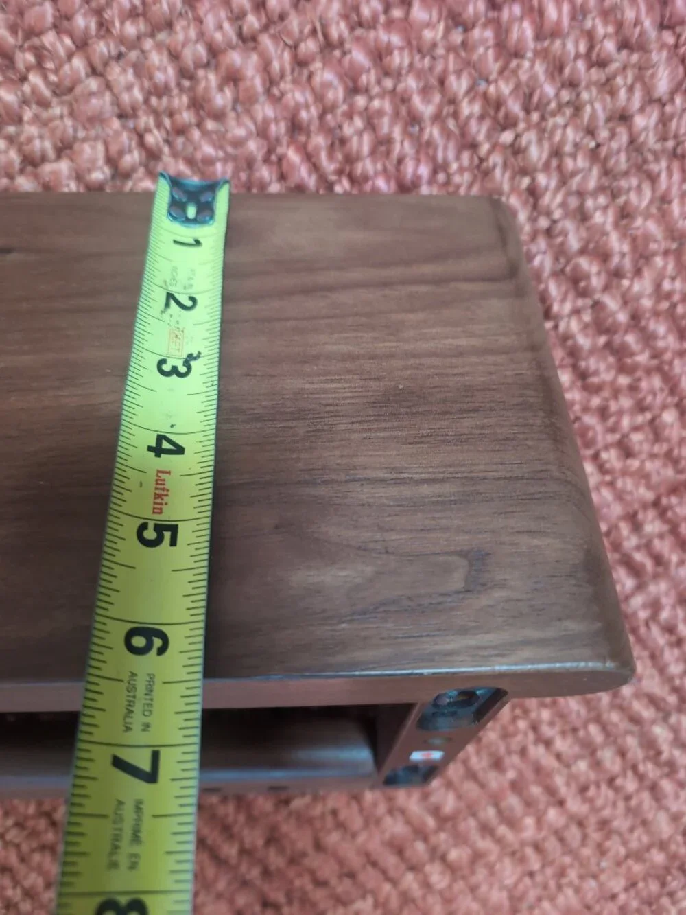 Williams Sonoma Walnut Coat Hook and Shelf